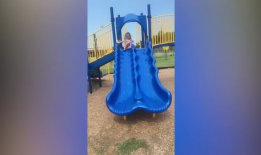 滑滑梯视频,欢乐时光的精彩瞬间